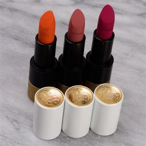 hermes lipstick set|best hermes matte lipstick.